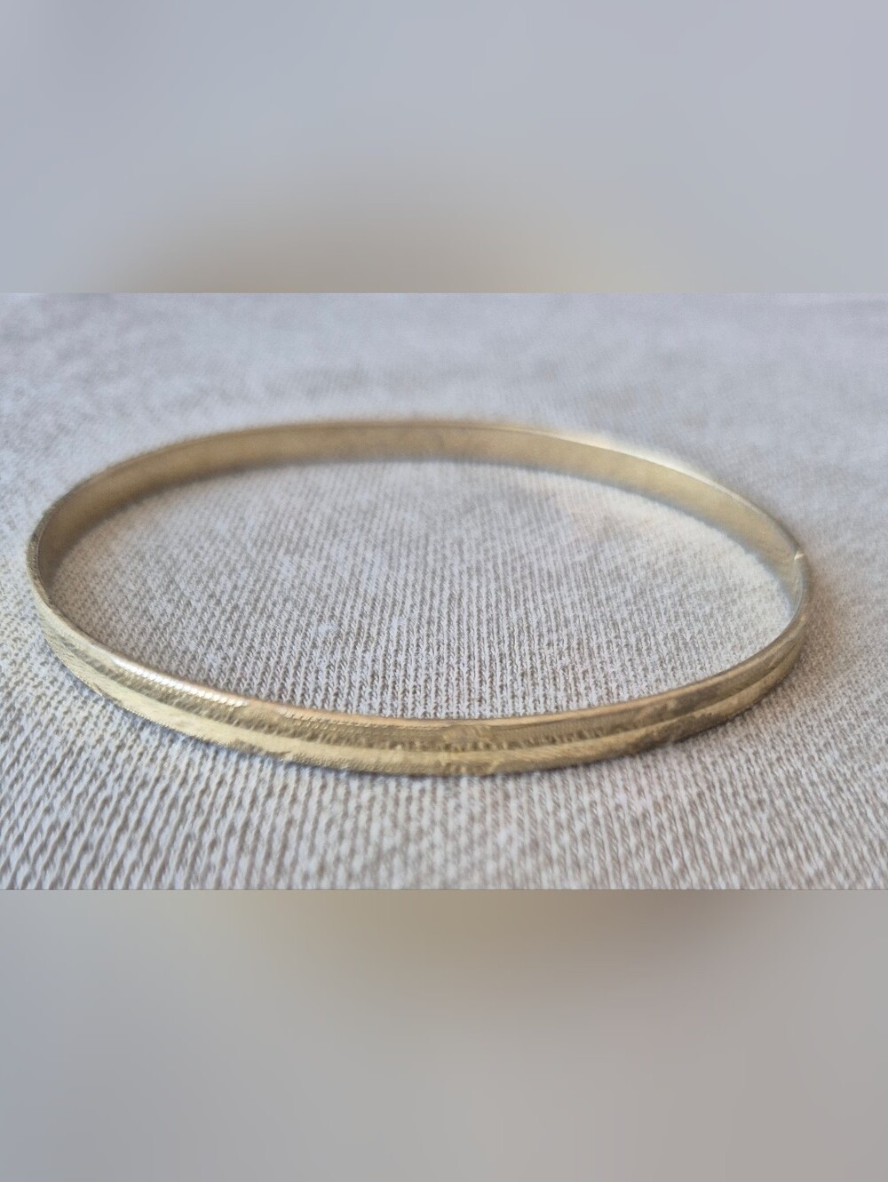 Delicate Gold Slim Bangle Bracelet for Women